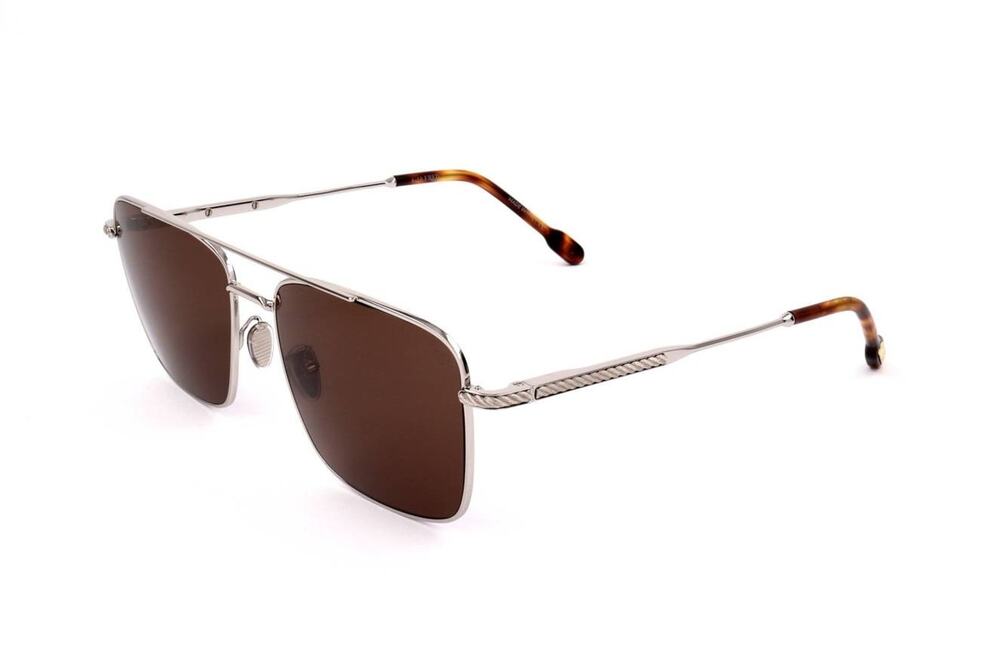 Fred Sunglasses FG40019U 16E Shiny Palladium Aviator Pilot Frame 60-18-150 New
